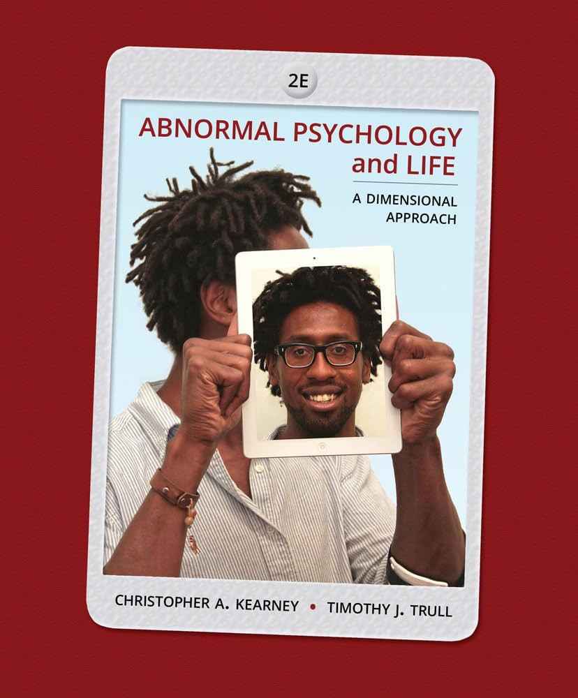 Abnormal Psychology and Life 2e Test Bank