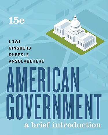 American Government Brief Introduction -Test Bank