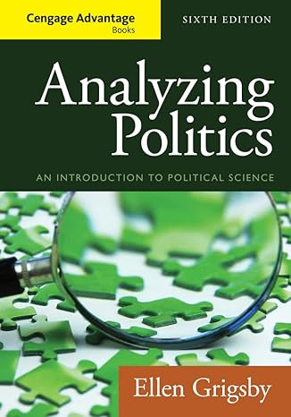 Analyzing Politics 6e Test Bank
