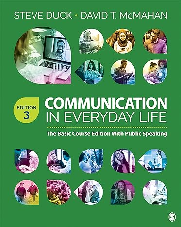 Complete Test Bank | Communication Everyday Life Basic 3e