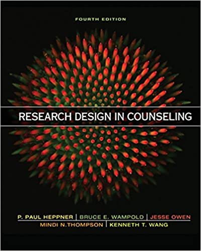 Counseling Research Design 4e Complete Test Bank