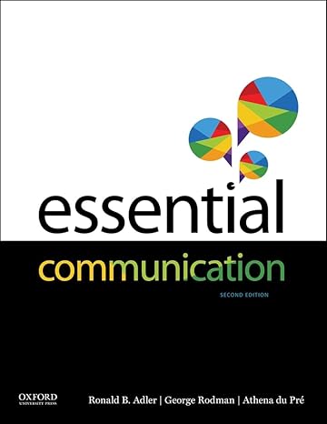 Essential Communication 2e | Test Bank Adler