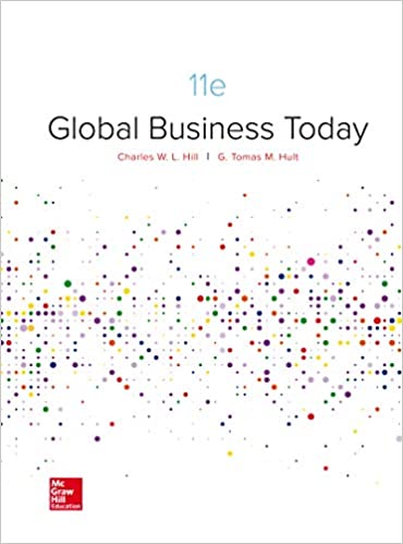 Global Business Today 11e Test Bank - Global Business Today by Charles Hill, G. Tomas M. Hult