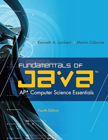 Java AP Computer Science 4e Test Bank
