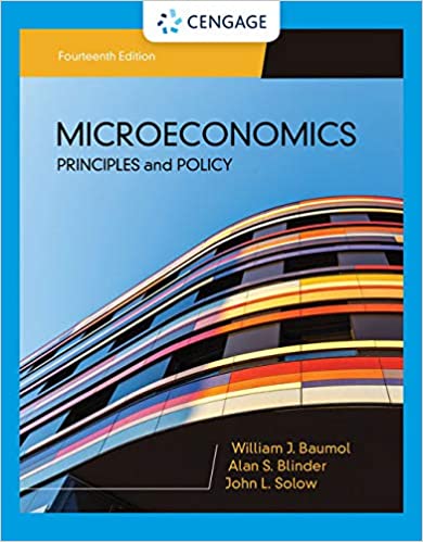 Microeconomics Principles and Policy 14e | Test Bank by Baumol