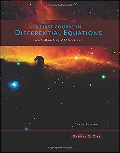 Solution Manual for A First Course in Differential Equations with Modeling Applications 10th Edition by Dennis G. Zill