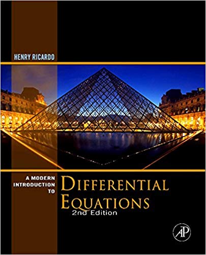 Solution Manual for A Modern Introduction to Differential Equations 2nd Edition by Henry J. Ricardo