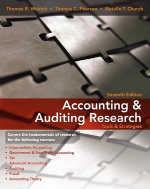 Solution Manual for Accounting Research Tools and Strategies 7th Edition by Thomas R. Weirich