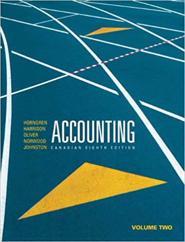 Solution Manual for Accounting Volume 2 8th Canadian Edition by Charles T. Horngren
