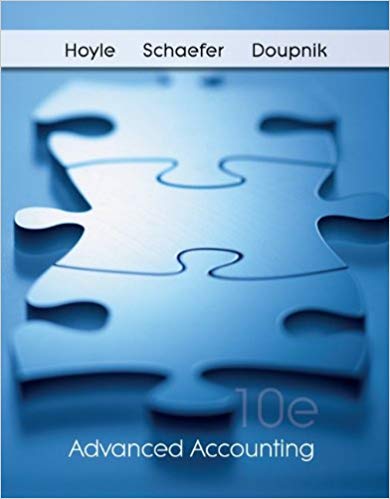 Solution Manual for Advanced Accounting 10th Edition by Joe Ben Hoyle