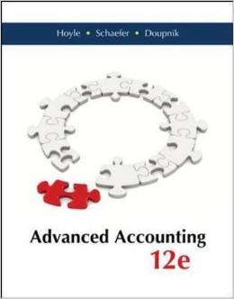 Solution Manual for Advanced Accounting 12th Edition by Hoyle