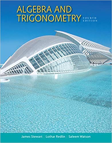 Solution Manual for Algebra and Trigonometry 4th Edition by James Stewart