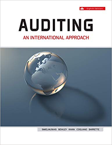 Solution Manual for Auditing An International Approach 8th Edition by Wally Smieliauskas