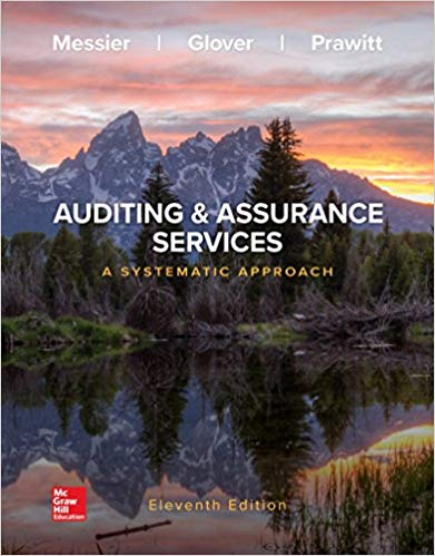 Solution Manual for Auditing Assurance Services A Systematic Approach 11th Edition by William F Messier Jr