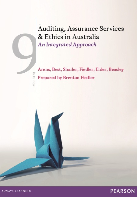 Solution Manual for Auditing Assurance Services and Ethics in Australia 9th Edition by Australia Alvin A. Arens
