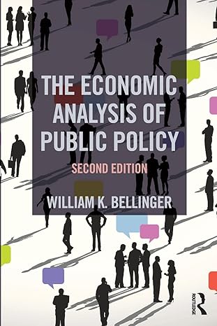 Solution Manual for Bellinger 2e The Economic Analysis of Public Policy 2e