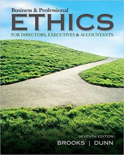 Solution Manual for Business and Professional Ethics 7th Edition by Leonard J. Brooks