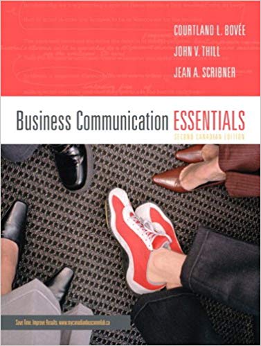 Solution Manual for Business Communication Essentials 2nd Canadian Edition by Courtland L. Bovee