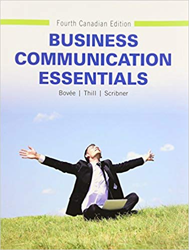 Solution Manual for Business Communication Essentials 4th Canadian Edition by Courtland L. Bovee