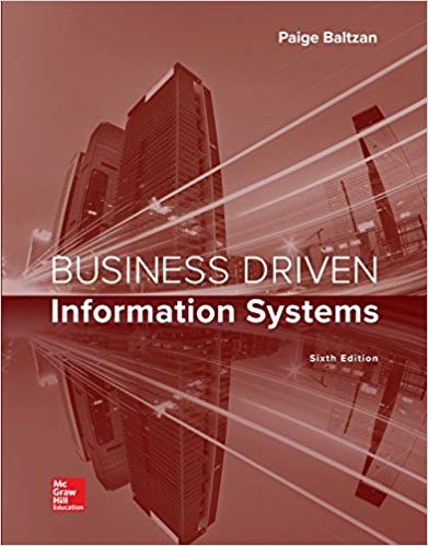 Solution Manual for Business Driven Information Systems 6th Edition by Paige Baltzan