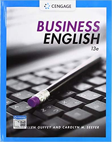 Solution Manual for Business English 13th Edition by Mary Ellen Guffey