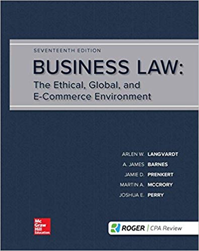 Solution Manual for Business Law 17th Edition by Arlen W Langvardt