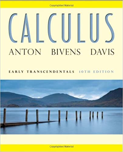 Solution Manual for Calculus Early Transcendentals 10th Edition by Howard Anton