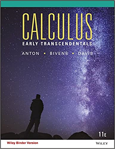 Solution Manual for Calculus Early Transcendentals 11th Edition by Howard Anton