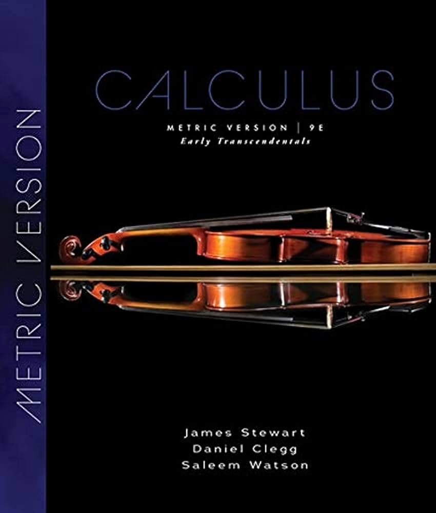 Solution Manual for Calculus Early Transcendentals Metric Edition 9th Edition by James Stewart