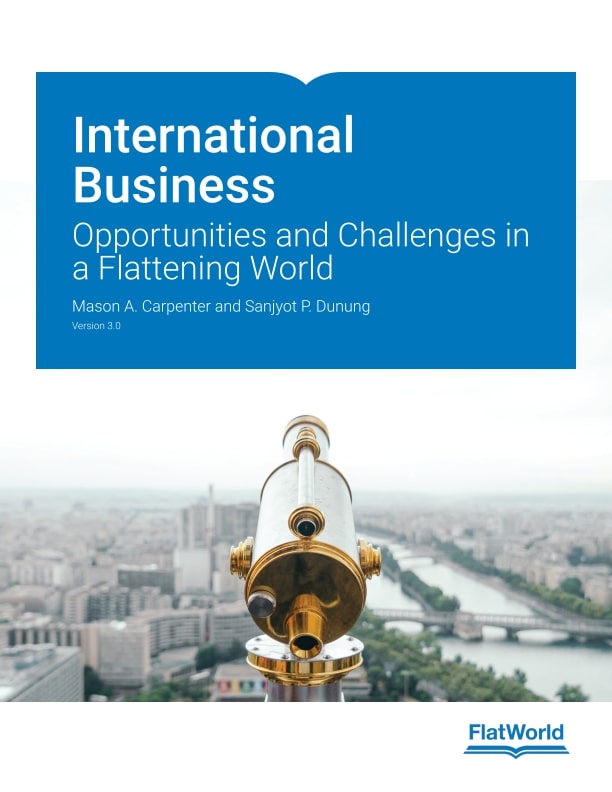 Solution Manual for Carpenter 3.0 International Business Opportunities and Challenges