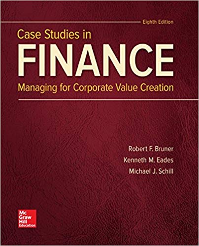 Solution Manual for Case Studies in Finance 8th Edition by Robert F. Bruner