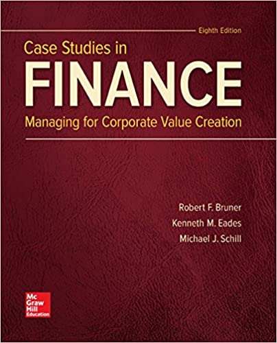 Solution Manual for Case Studies in Finance 8th Edition by Robert Bruner