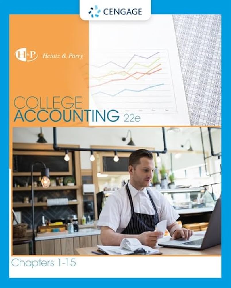 Solution Manual for College Accounting Chapters 1 15 22nd Edition by James A. Heintz