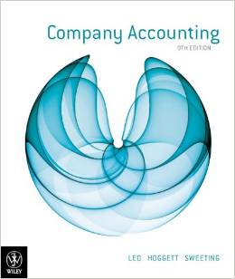 Solution Manual for Company Accounting 9th Edition by Ken J. Leo