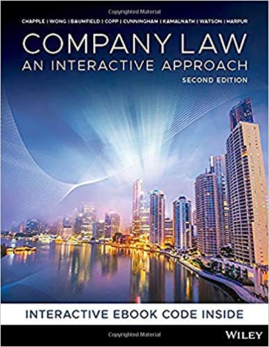 Solution Manual for Company Law An Interactive Approach 2nd Edition by Ellie Chapple