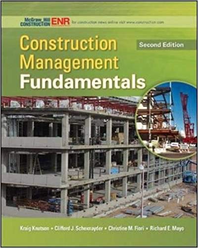 Solution Manual for Construction Management Fundamentals 2nd Edition by Kraig Knutson