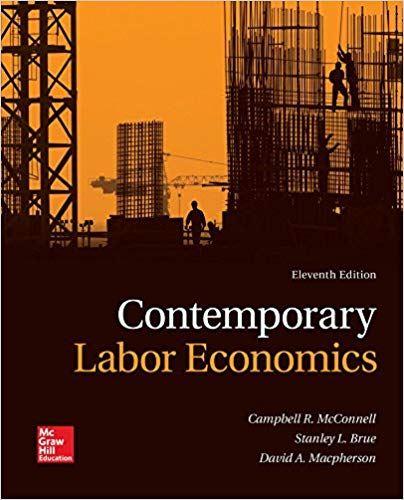 Solution Manual for Contemporary Labor Economics 11th Edition by Campbell R. McConnell