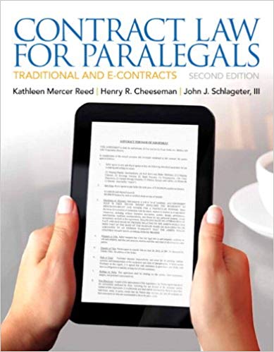 Solution Manual for Contract Law for Paralegals 2nd Edition by Kathleen Reed