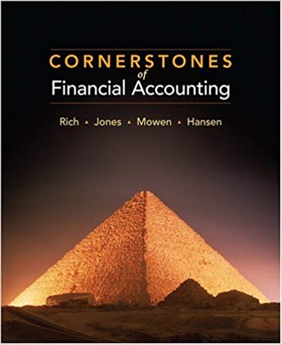Solution Manual for Cornerstones of Financial Accounting 1st Canadian Edition by Jay Rich
