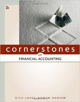 Solution Manual for Cornerstones of Financial Accounting 2nd Edition by Jay Rich