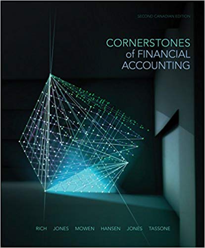 Solution Manual for Cornerstones of Financial Accounting 2nd Canadian Edition by Jay Rich