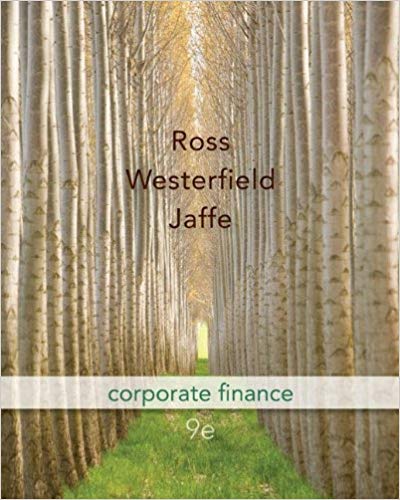 Solution Manual for Corporate Finance 9th Edition by Stephen A. Ross