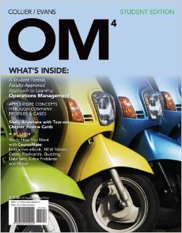 Solution Manual for Decision Sciences and Operations Management Coursemate 4th Edition by David A. Collier