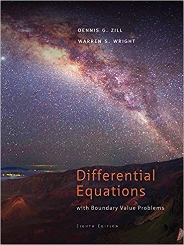 Solution Manual for Differential Equations with Boundary Value Problems 8th Edition by Dennis G. Zill