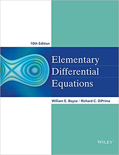 Solution Manual for Elementary Differential Equations 10th Edition by William E. Boyce