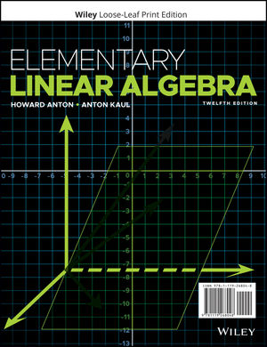 Solution Manual for Elementary Linear Algebra Enhanced 12th Edition Howard Anton