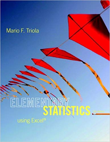 Solution Manual for Elementary Statistics Using Excel 5th Edition by Mario F. Triola