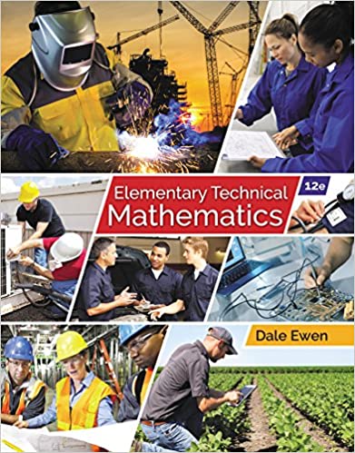 Solution Manual for Elementary Technical Mathematics 12th Edition by Dale Ewen