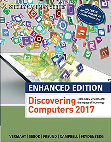 Solution Manual for Enhanced Discovering Computers 2017 1st Edition by Misty E. Vermaat