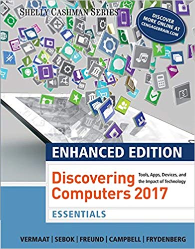 Solution Manual for Enhanced Discovering Computers 2017 Essentials 1st Edition by Misty E. Vermaat